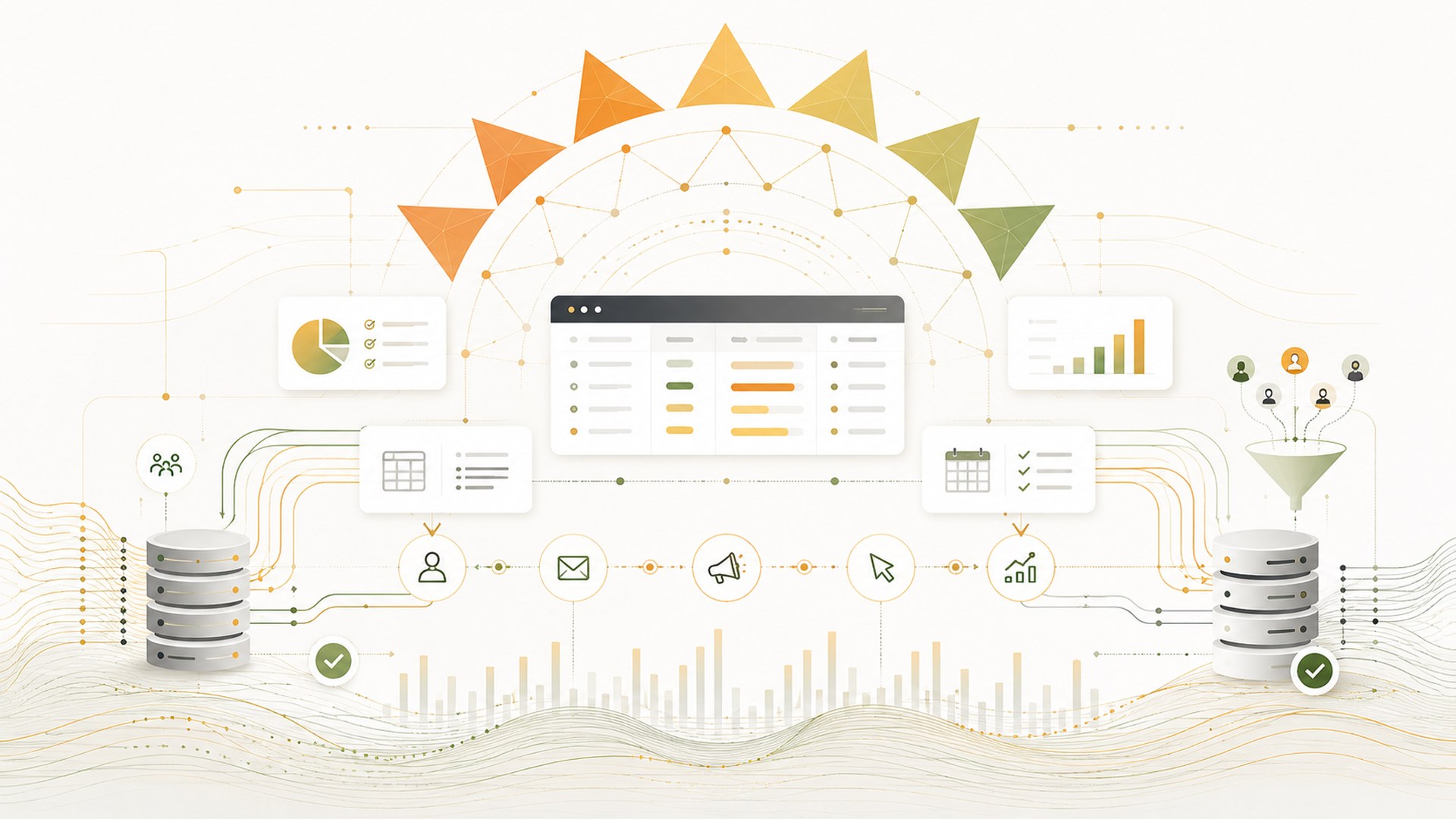 Representación de procesos, bases de datos y automatización administrativa